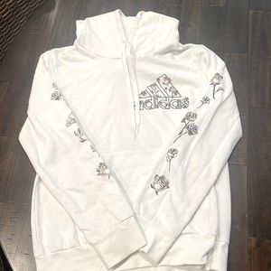 .White Adidas Women’s sweatshirt